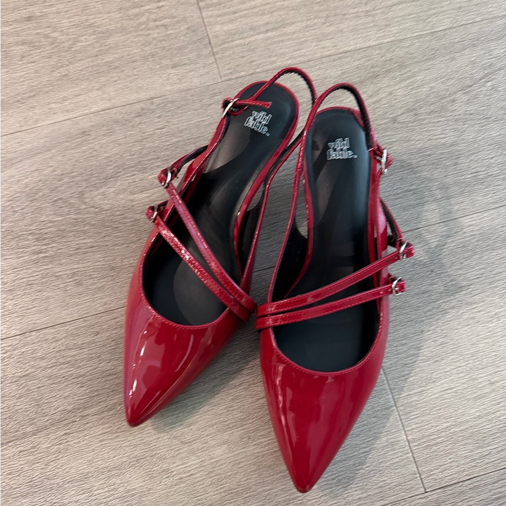 Wild Fable Dark Red Strappy Heels